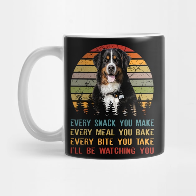 Tail Tales Bernese I'll Be Watching You Tee Extravaganza by Beetle Golf